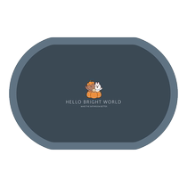 Oxygen silicon bathroom absorbent floor mat bathroom toilet anti-fouling and dirt-resistant foot mat home bathroom non-slip carpet oy