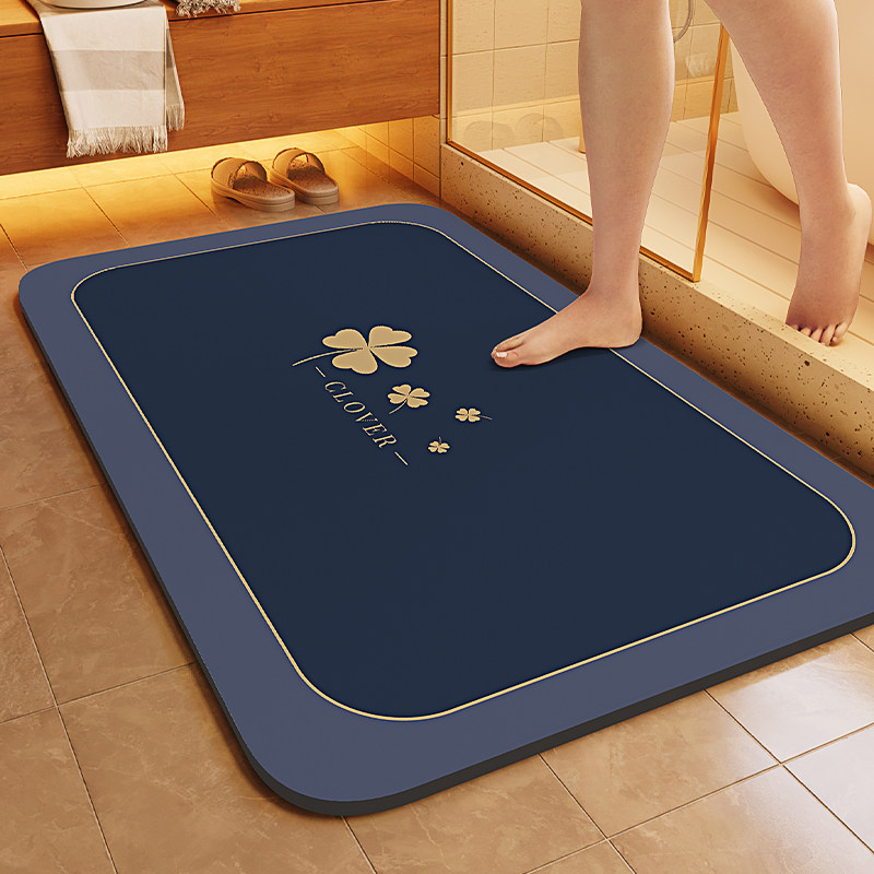 Bathroom Ground Mat Toilet Slip Mat Silicon Algae Mud Suction Pad Toilet Footbed Doormat Doormat Doormat home Dirty Carpet-Taobao