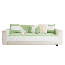 Light French cream style sofa cushion for all seasons 2024 new fixed anti-slip sofa cover cover cloth seat cushion
