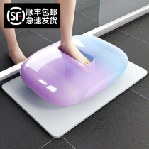 Diatom mud absorbent floor mat Bathroom non-slip mat Quick-drying floor mat Diatomaceous earth bathroom bathroom door mat Household