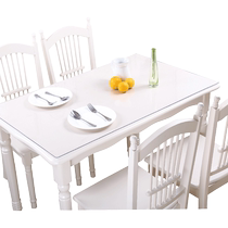3FTPU food-grade transparent tablecloth waterproof and oil-proof no-wash anti-scalding soft glass dining table coffee table mat crystal plate