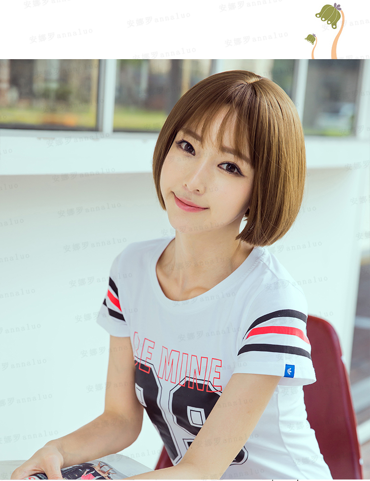 Perruque ANNA LUO . cheveux raides Court - Ref 2608264 Image 52