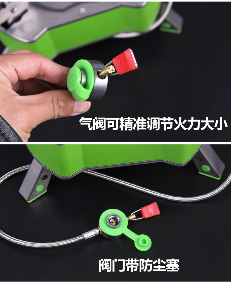 Bếp lò ngoài trời Brother BRS-71 9800W chia đôi bếp dã ngoại bếp lò di động bếp gas - Bếp lò / bộ đồ ăn / đồ nướng dã ngoại bếp ga mini siêu nhỏ