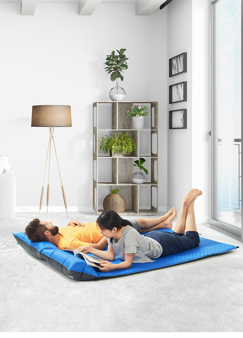 NH di chuyển bên ngoài khách hàng tự động đệm bơm lều ngủ mat ẩm pad mở rộng dày đôi cắm trại cắm trại - Thảm chống ẩm / Mat / Gối thảm lót cho bé