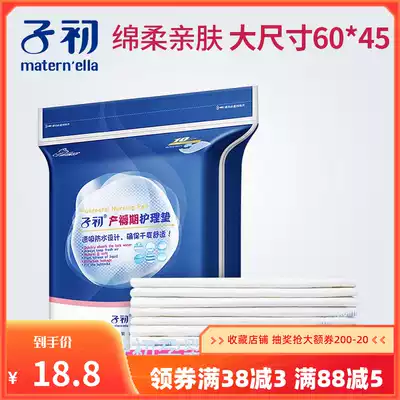 60*45 small disposable maternal care pad Menstrual pad Baby anti-urine pad 10 pieces