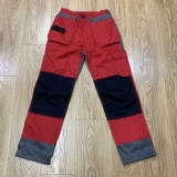 Красные износостойкие осенние штаны для работы