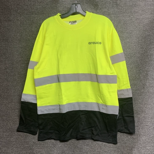 Флуоресцентный светоотражающий безопасный ночной лонгслив, большой размер