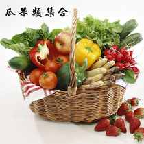 T2 melon fruit flower pot balcony garden ground planting four seasons sown summer autumn tomato strawberry organic vegetable seeds