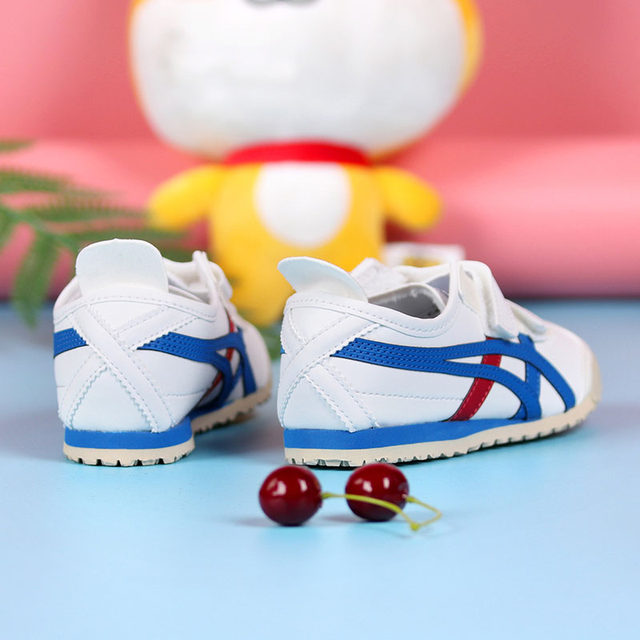 ເກີບເດັກນ້ອຍ Onitsuka Tiger One-Piece 2023 Summer ໃຫມ່ເກີບກິລາເດັກນ້ອຍເກີບ Tiger ເກີບບາດເຈັບແລະ Velcro