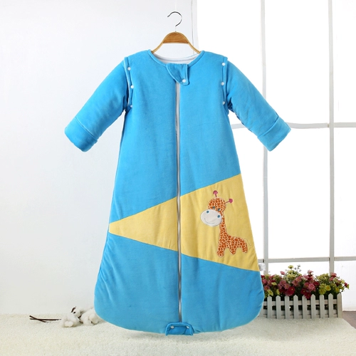 Детский хлопковый спальный мешок для новорожденных, детское одеяло, подходит для подростков, увеличенная толщина