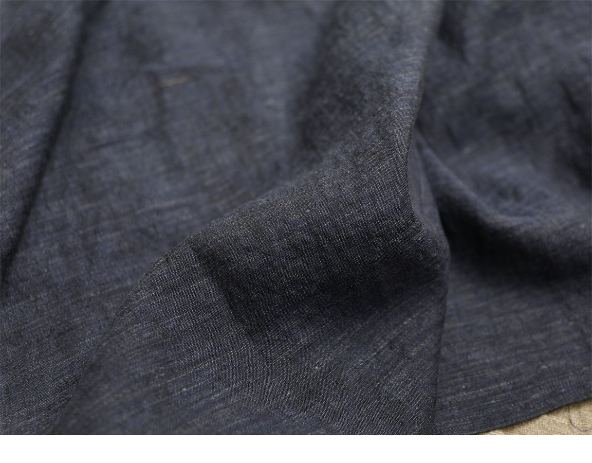 Brand Order Linen Weavor Garn Pure Linen Clothing Fabric Dress Clothes
