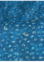 Brand digital printing original 19 summer fabrics Clear printing original bamboo printing ramie fabric