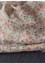 Give back 30% off original womens fabrics 18 new clear printed ramie fabrics swirling