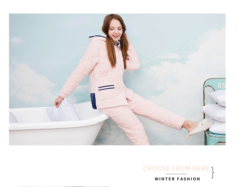 Pyjama pour femme à manches longues - Ref 2992080 Image 13