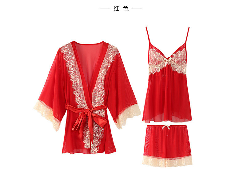 Pyjama pour femme en Nylon à manches - Ref 2992017 Image 15