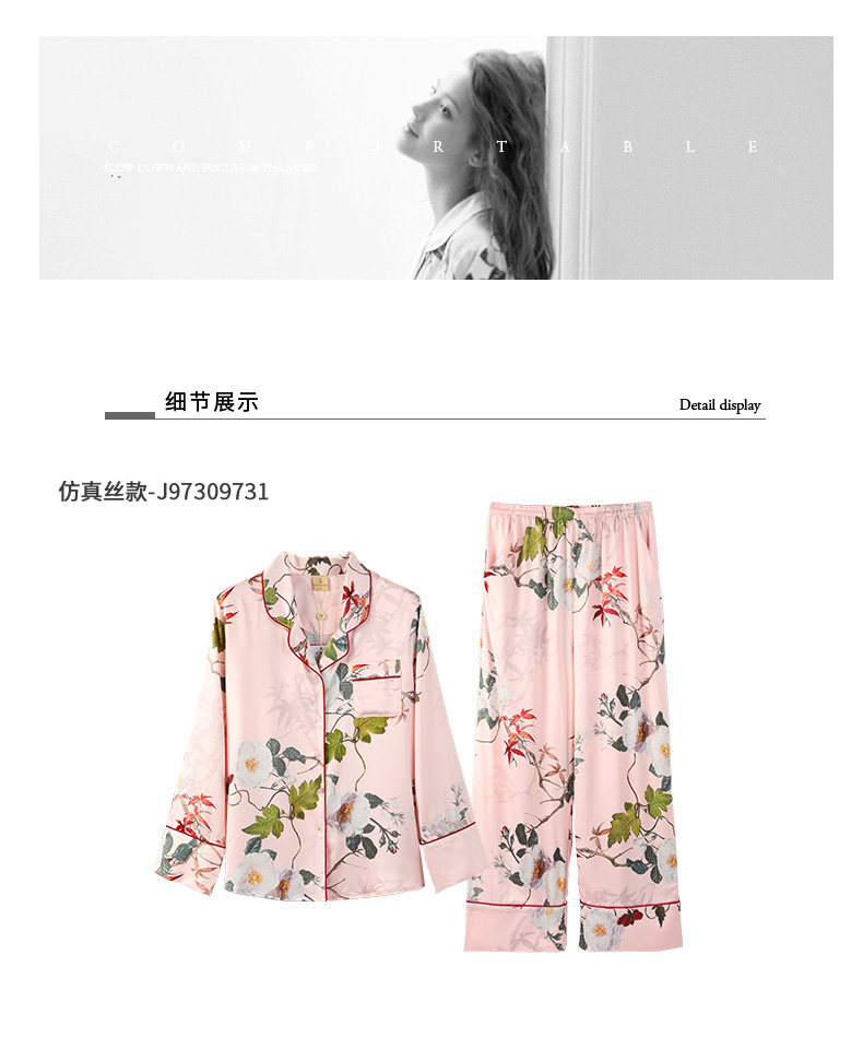 Pyjama pour femme à manches longues - Ref 2987957 Image 18