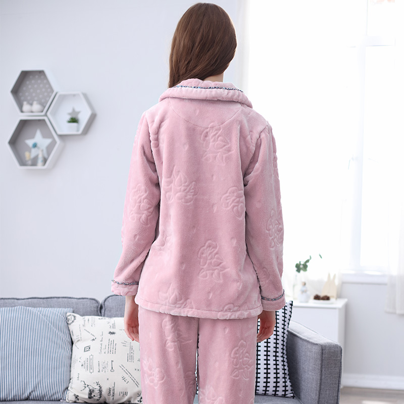 Pyjama pour femme en Polyester Polyester  à manches longues - Ref 2989670 Image 3