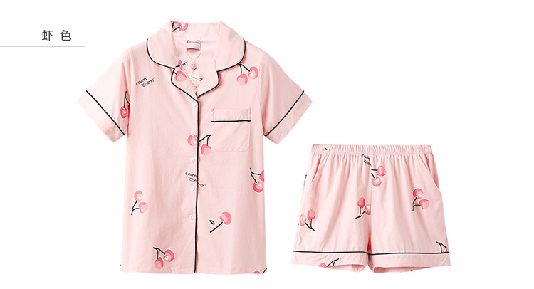 Bộ đồ ngủ mới của Fenton dành cho nữ mùa hè Quần short cotton ngắn tay có thể mặc bên ngoài cotton rộng kích cỡ lớn phù hợp với dịch vụ gia đình mùa hè kiểu đồ bộ