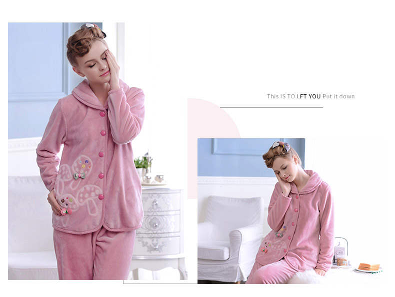 Pyjama pour femme en Polyester Polyester  à manches longues - Ref 2989670 Image 17