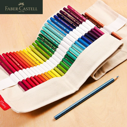 Оригинальная штора, точилка, вместительный и большой пенал для карандашей, художественная система хранения для рисования, DIY, Германия, 48 цветов, 72 цветов, из хлопка и льна