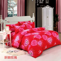 Chăn bông dày đơn mảnh lớn màu đỏ 200x230 mùa thu và mùa đông đôi chăn bông 220x240cm chăn mỏng mùa hè