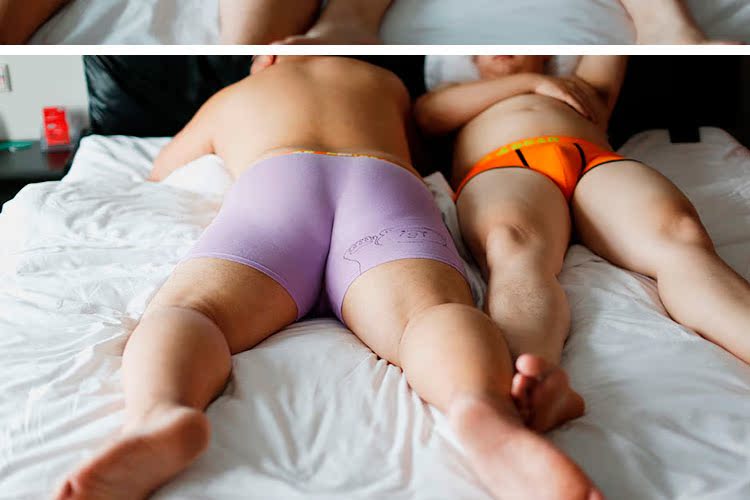 Thiết kế cho gấu gợi cảm to béo cộng với béo cỡ lớn tam giác phẳng T-gấu vuốt vuốt đồ lót hộp quà tặng phước lành túi spree quần xì con voi