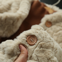 Cabinet 2000 Quality control is very strict JIN mouth environmental protection imitation Rex Rabbit Fur Coat short coat women winter