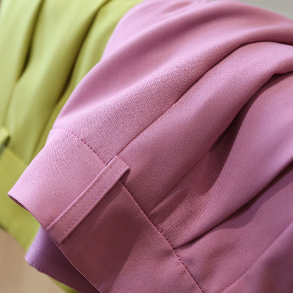 Beauty Jue Pants Type Exploits Pure Color High Waist Casual Suit Broadleg Straight Barrel Casual Long Pants Women Summer 2022