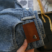 Version type chicory good creaty light loosens slim and high waist straight cylinder wide-legged jeans Women 2021 new