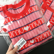 Super Foreign Air color celebrity light luxury women silk wool knitted Tencel thin love short sleeve knitted top women