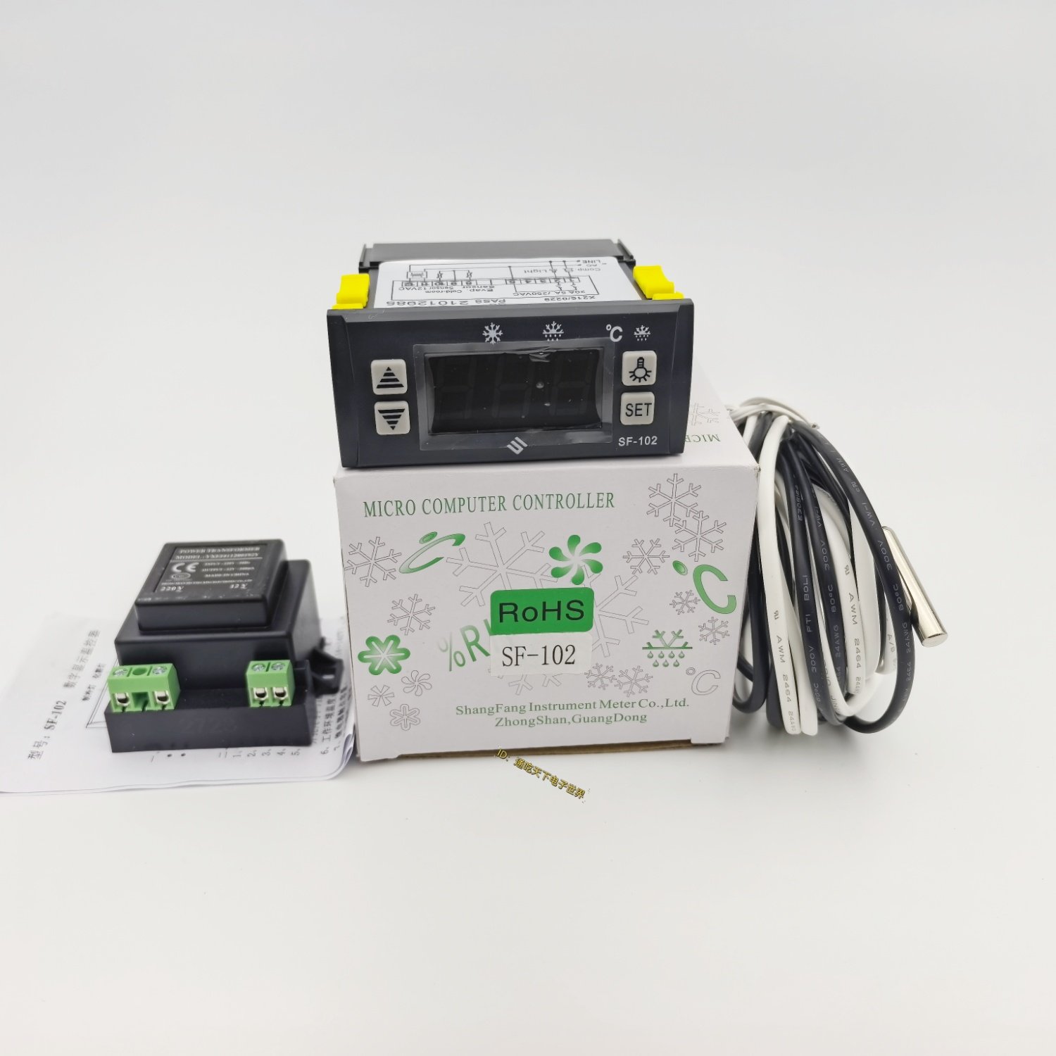 Shangfang SF-102 electronic temperature controller, intelligent digital display lighting, cold storage defrosting freezer, and digital self-service freezer