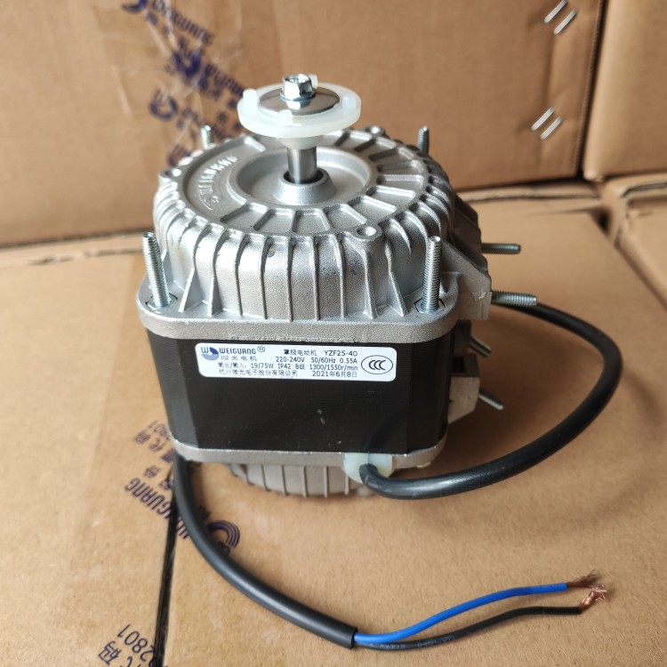 Microlight weiguang hood Pole YZF25-40 75W 19W bearings Ball bearing Snow cabinet Refrigerator Motor Condensation Motor