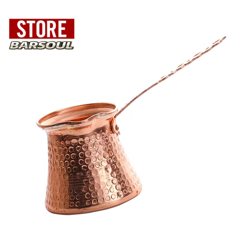 Barsoul International Stainless Steel Flame Cup Fire-Resistant Cocktail Metal Cup Turkish Handmade Copper-Plated Mug