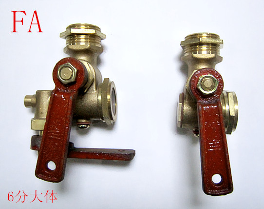 Boiler copper Cork valve copper stopcock valve level gauge Cork water level gauge switch pressure gauge glass tube copper Cork