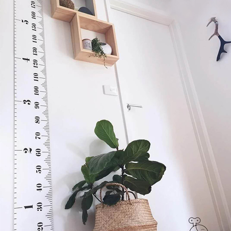 INS explosion style Nordic style baby height ruler Children's room hanging painting Baby bedroom decoration painting