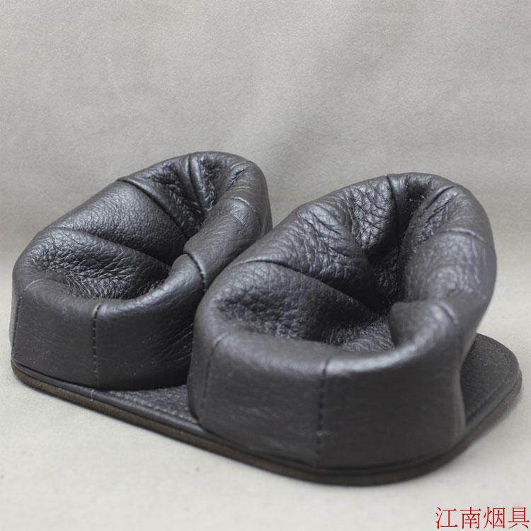 German imports Martin Wess Tobacco Fighting Accessories Genuine Leather, Twin Fights Rack Elk Skin