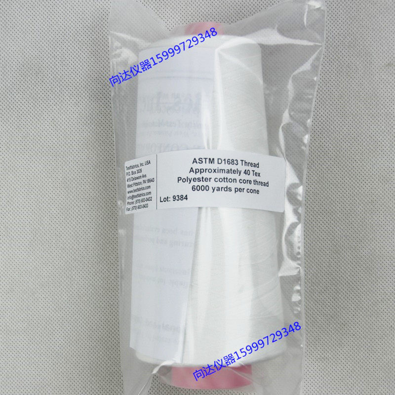 AATCC Sewing Thread 40tex Testfabrics ASTM D1683 Seam Slip Sewing Thread