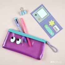 Mushroom Tun Japan Import Chic Rainbow Series Transparent Pen Bag Color Retro Small Makeup Bag Containing