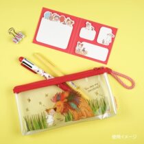 Mushroom Tun Japan Import Coco Sauce Girl Pvc Transparent Pen Bag Finishing Containing Bag Bag Small Makeup Bag