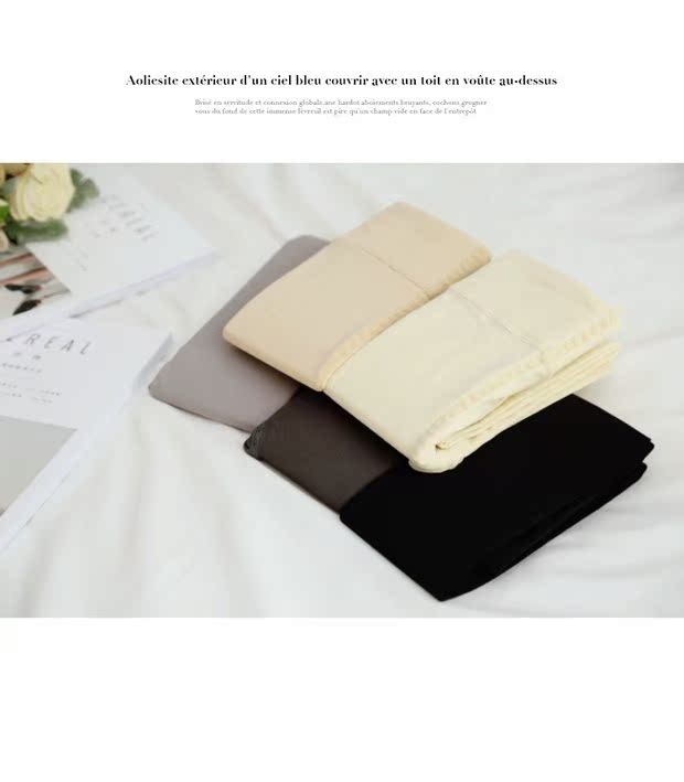 Không áp lực ấm 600D quần lửng mùa thu đông cộng với quần legging nhung dày quần lửng nữ mùa đông dày nhiều màu 6077 quần tất cho bé