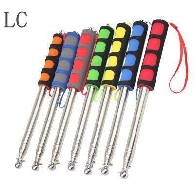 Tour guide flagpole Telescopic tour guide flagpole stainless steel telescopic flagpole telescopic flagpole teaching whip telescopic guide pole