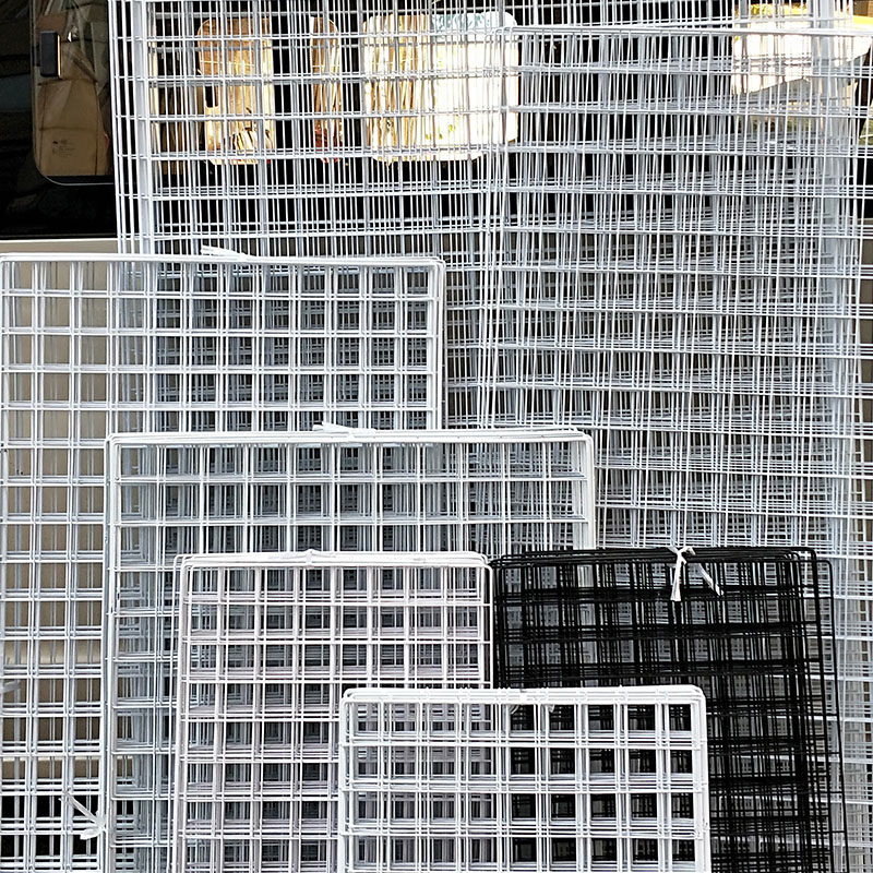 Fair mesh jewelry grid rack stall shelf jewelry rack wire grid