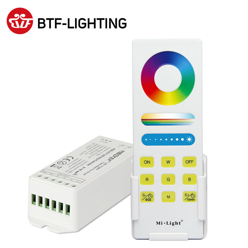 24G full touch RGBCCT dual color temperature LED low voltage light with wireless transmission smart home controller set