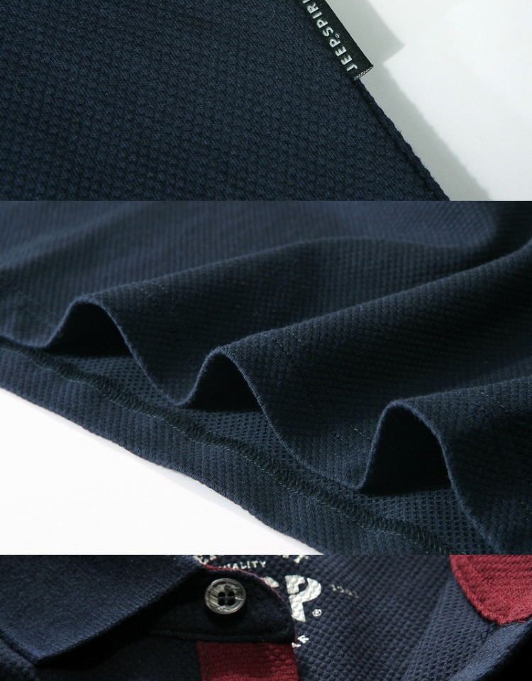 JEEP Jeep Men Mới Áo ngắn tay Polo Áo thun nam mùa hè Áo thun cotton thoáng khí Áo thun nam áo polo đẹp