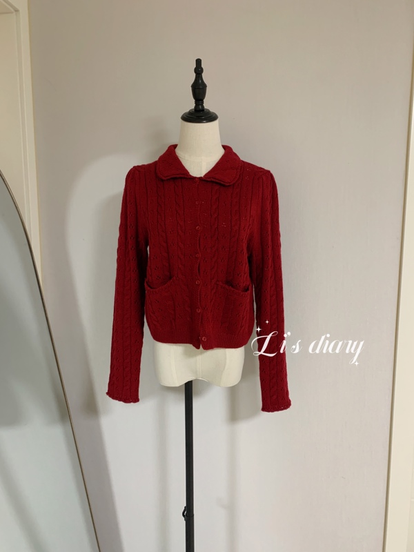 If You Like It, Please Save It for Later~ Christmas Eve American Retro Sweater with a Vintage Feel, Cashmere Knit Sweater