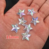 Акриловая платформа Пентагона дно AB Diamond 24mm30mm DIY Ювелирные аксессуары