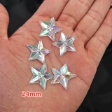 Акриловая платформа Пентагона дно AB Diamond 24mm30mm DIY Ювелирные аксессуары