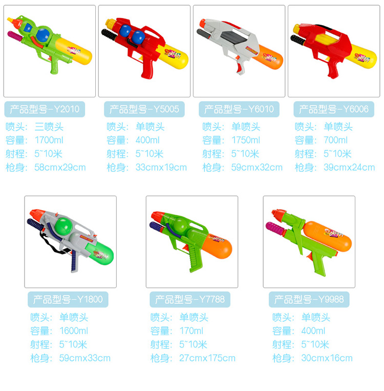 Trẻ em đồ chơi súng phun nước bé bãi biển súng nước cậu bé ba lô súng nước lớn áp lực cao dành cho người lớn nước lấy