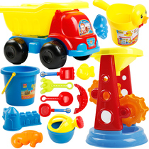 Childrens sand beach toys set baby sand sand sand play tools shovel ATV Cassia Cassia hourglass toys