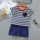 男童套装夏季薄款女童纯棉短袖t恤短裤宝宝婴儿衣服儿童休闲一岁3